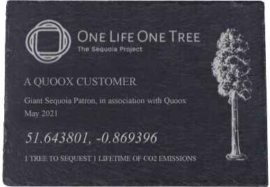 Sequoia Patron Certificate